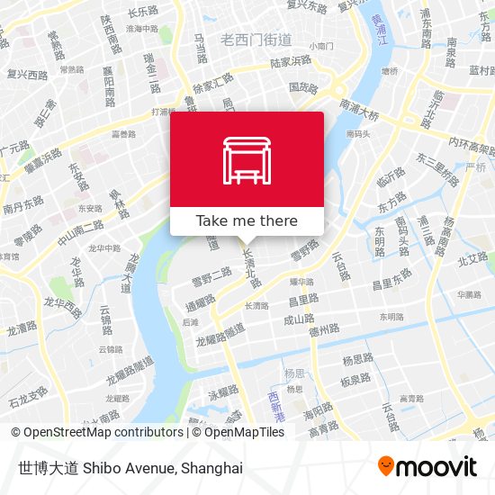 世博大道 Shibo Avenue map