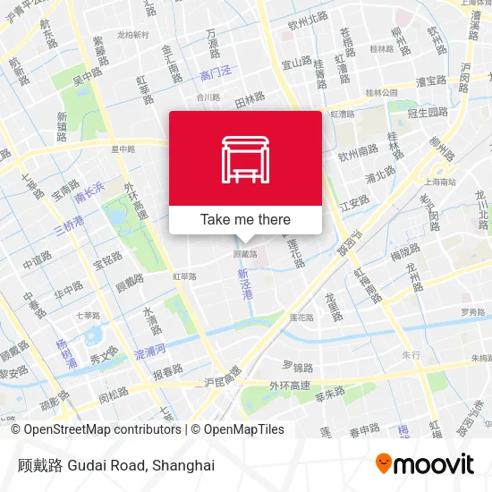 顾戴路 Gudai Road map