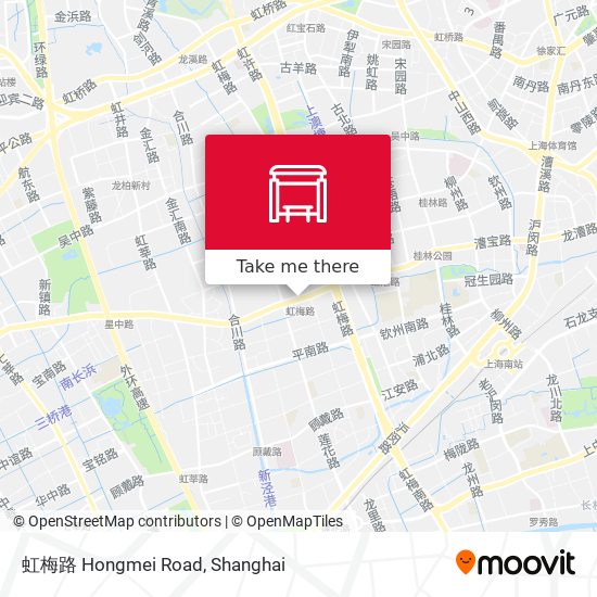 虹梅路 Hongmei Road map