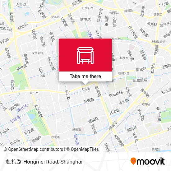 虹梅路 Hongmei Road map