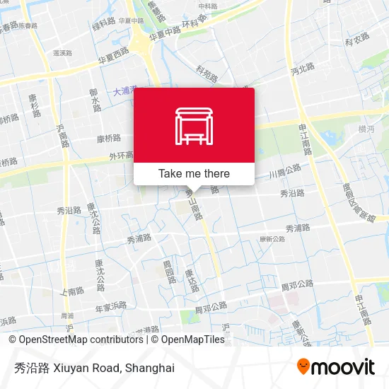 秀沿路 Xiuyan Road map