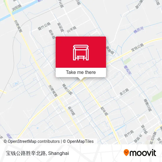 宝钱公路胜辛北路 map