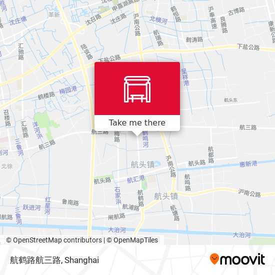 航鹤路航三路 map