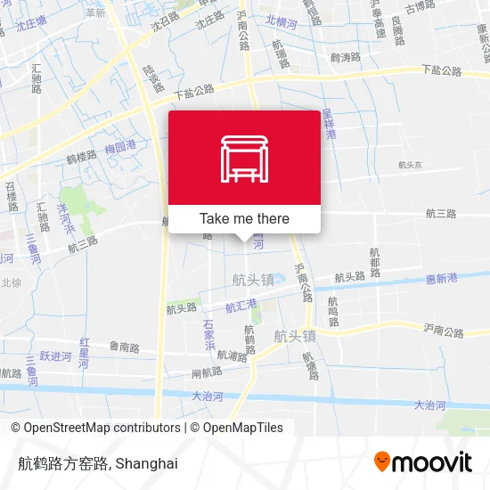 航鹤路方窑路 map