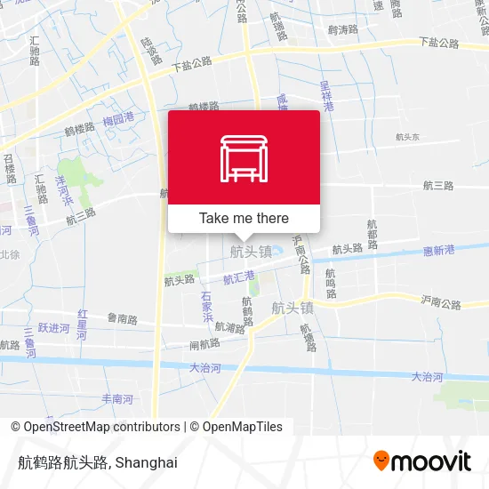 航鹤路航头路 map
