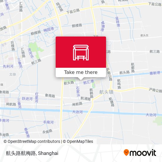 航头路航梅路 map