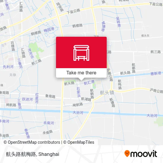 航头路航梅路 map