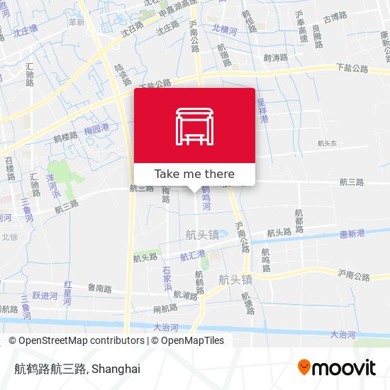 航鹤路航三路 map