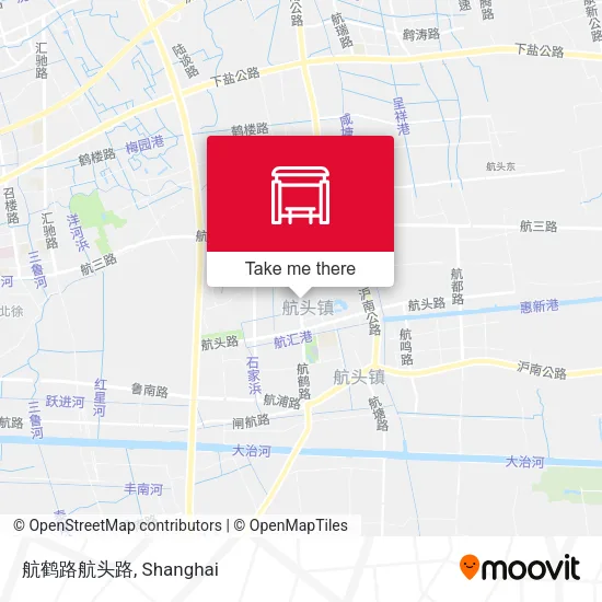 航鹤路航头路 map