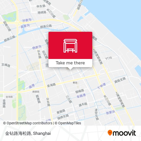 金钻路海松路 map