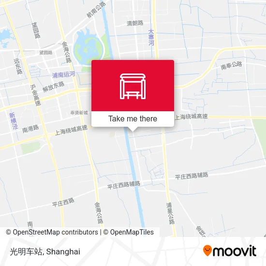 光明车站 map