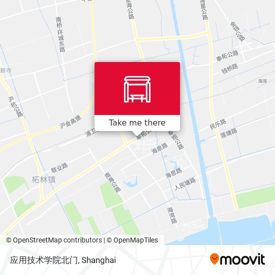 应用技术学院北门 map