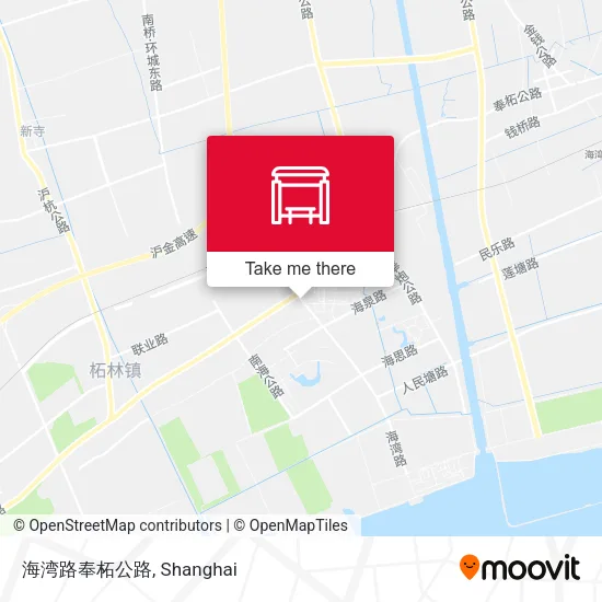 海湾路奉柘公路 map