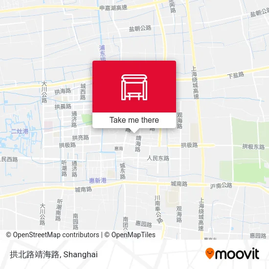 拱北路靖海路 map