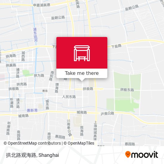 拱北路观海路 map
