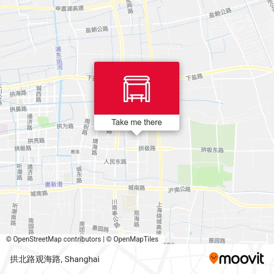 拱北路观海路 map