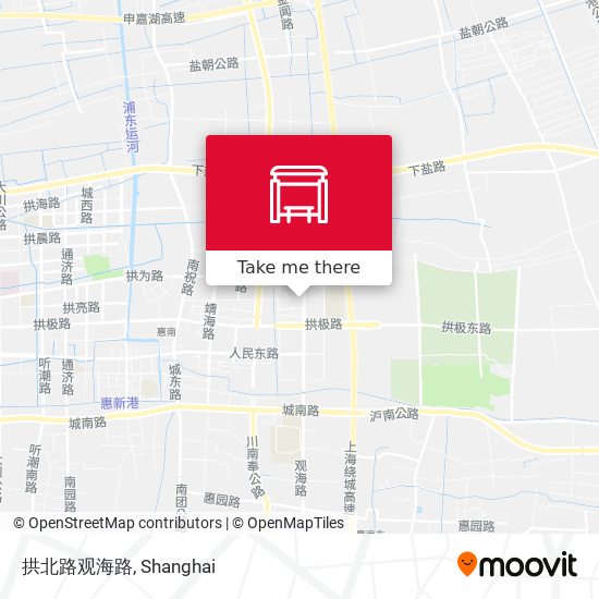 拱北路观海路 map