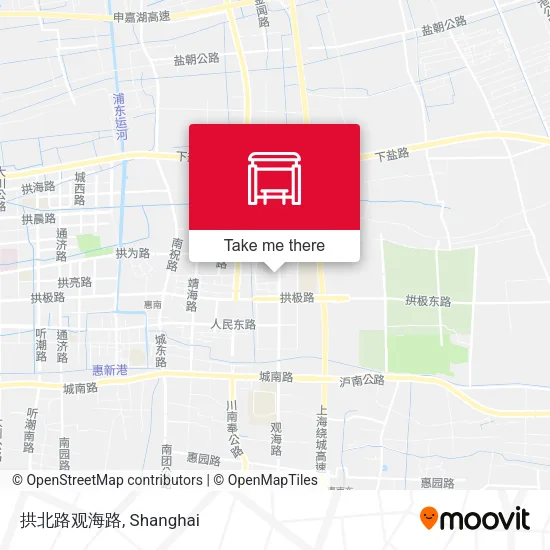 拱北路观海路 map