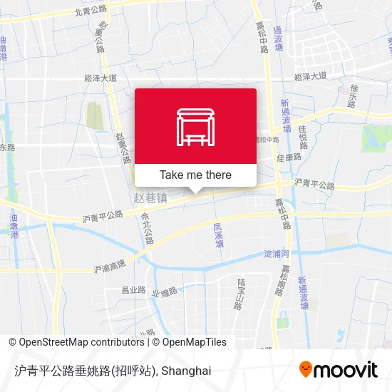 沪青平公路垂姚路(招呼站) map