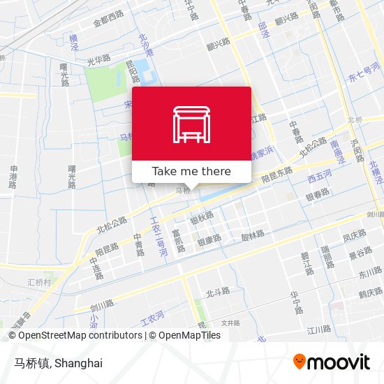 马桥镇 map