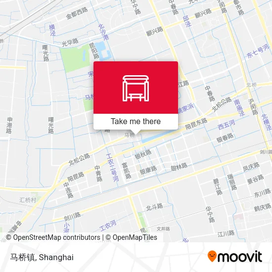 马桥镇 map