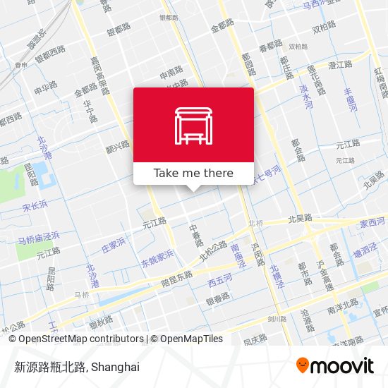 新源路瓶北路 map