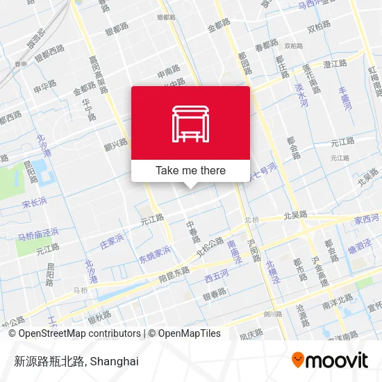 新源路瓶北路 map
