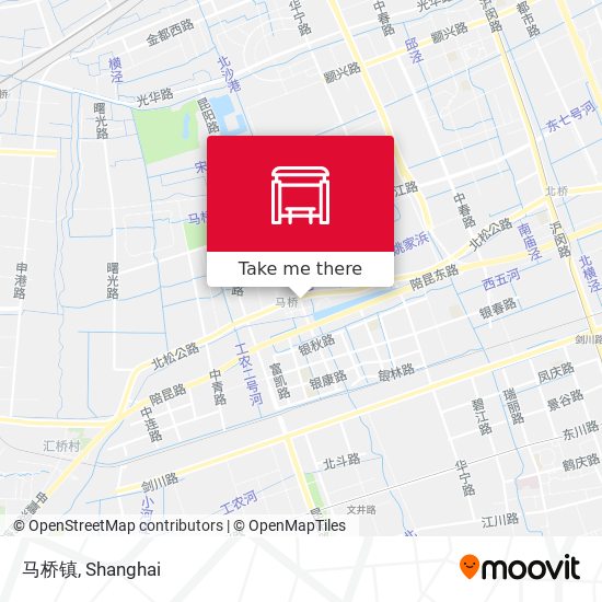 马桥镇 map