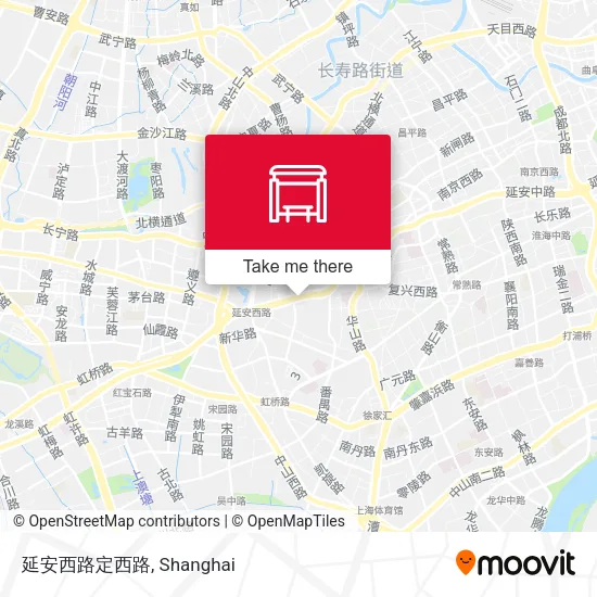 延安西路定西路 map