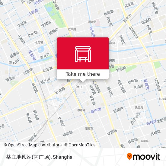 莘庄地铁站(南广场) map
