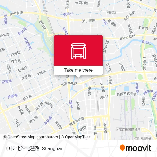 申长北路北翟路 map