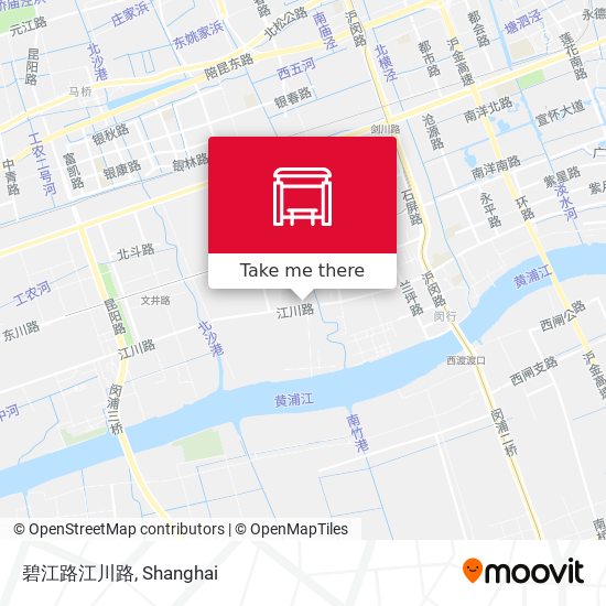 碧江路江川路 map