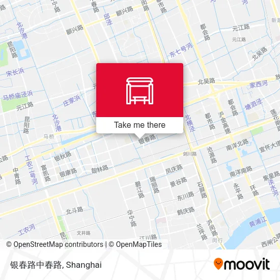 银春路中春路 map