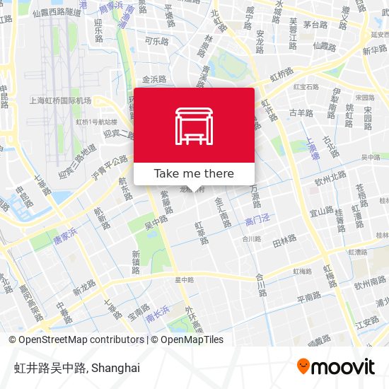 虹井路吴中路 map