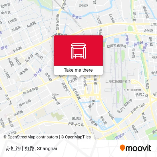苏虹路申虹路 map