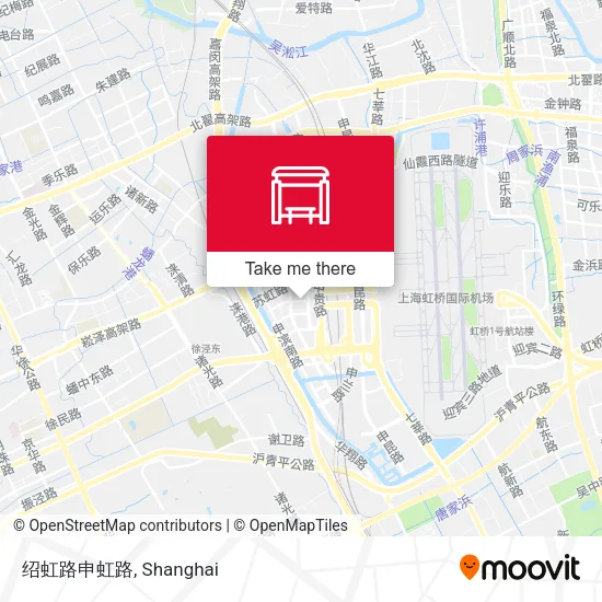 绍虹路申虹路 map