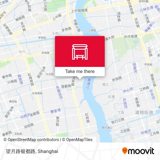 望月路银都路 map