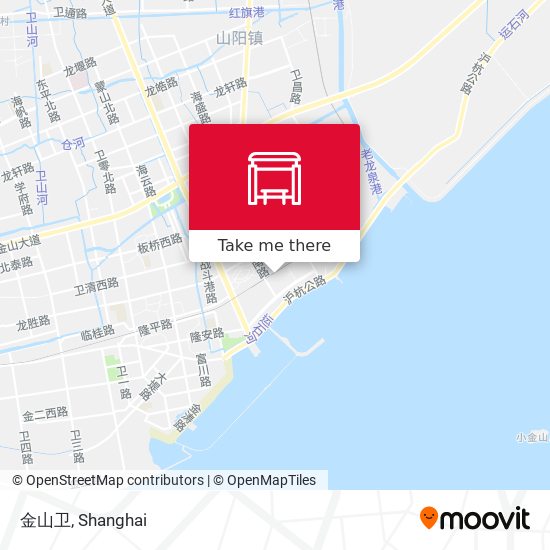 金山卫 map