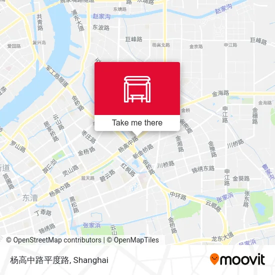 杨高中路平度路 map