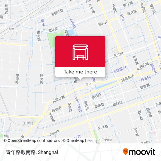 青年路敬南路 map