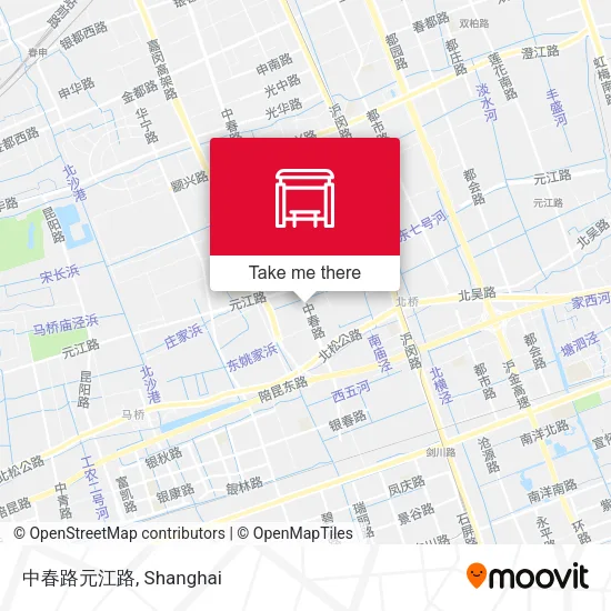 中春路元江路 map