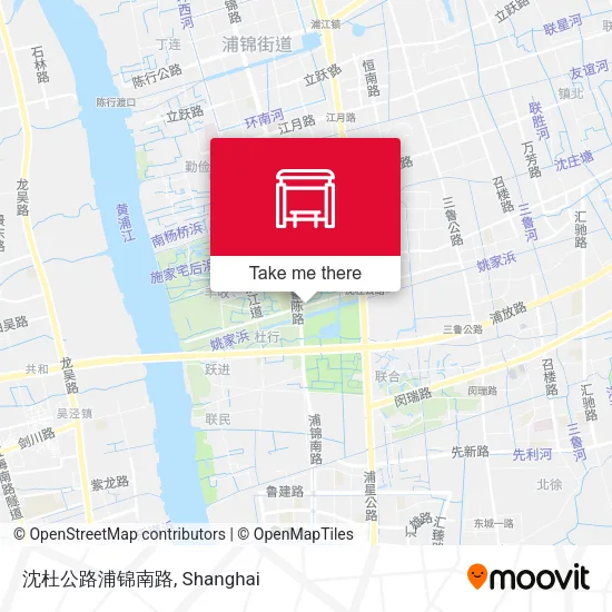 沈杜公路浦锦南路 map