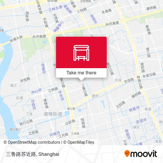 三鲁路苏近路 map