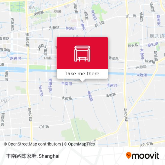 丰南路陈家塘 map