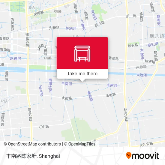 丰南路陈家塘 map