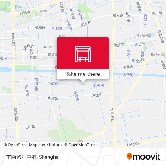 丰南路汇中村 map