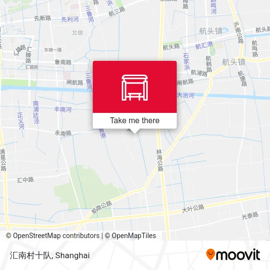 汇南村十队 map