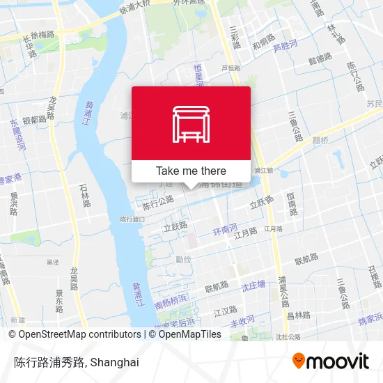 陈行路浦秀路 map