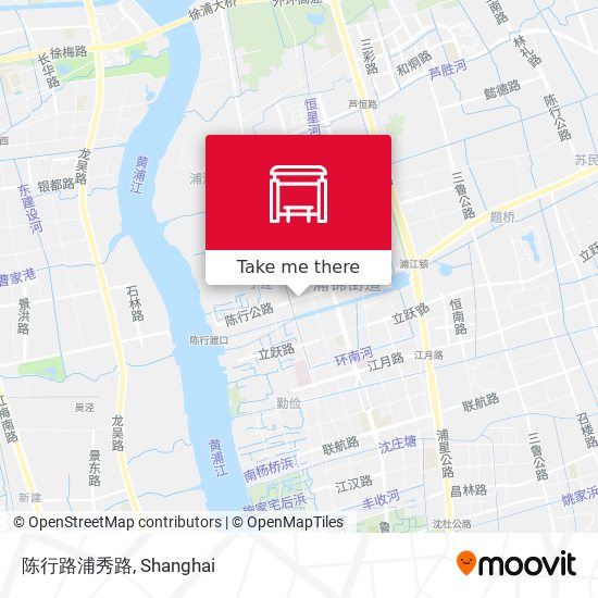 陈行路浦秀路 map