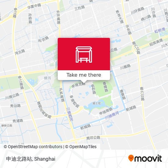 申迪北路站 map